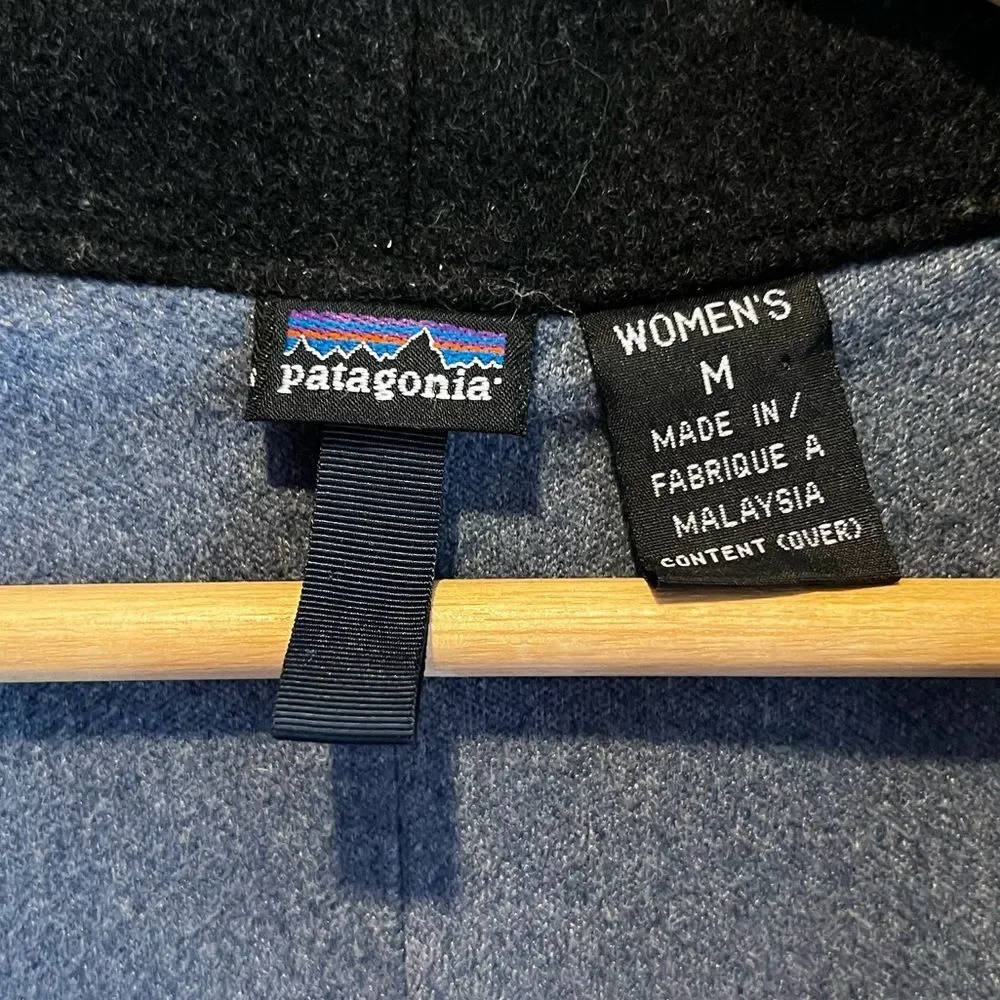 Patagonia Full Zip-Up Wool Blend Coat